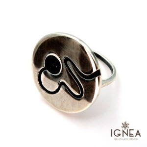 Anillo Natividad Circular Plateado