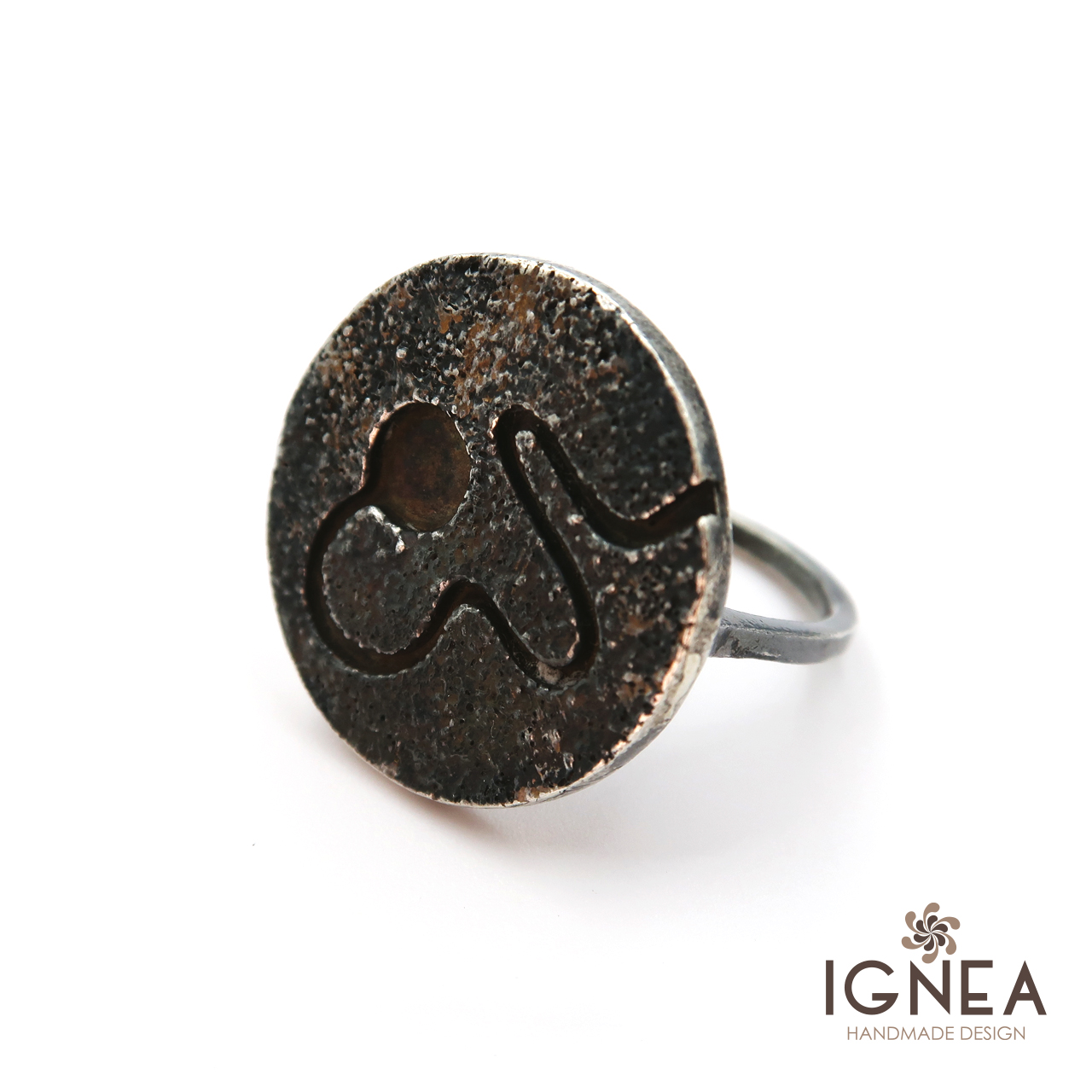 Anillo Natividad Circular Gris