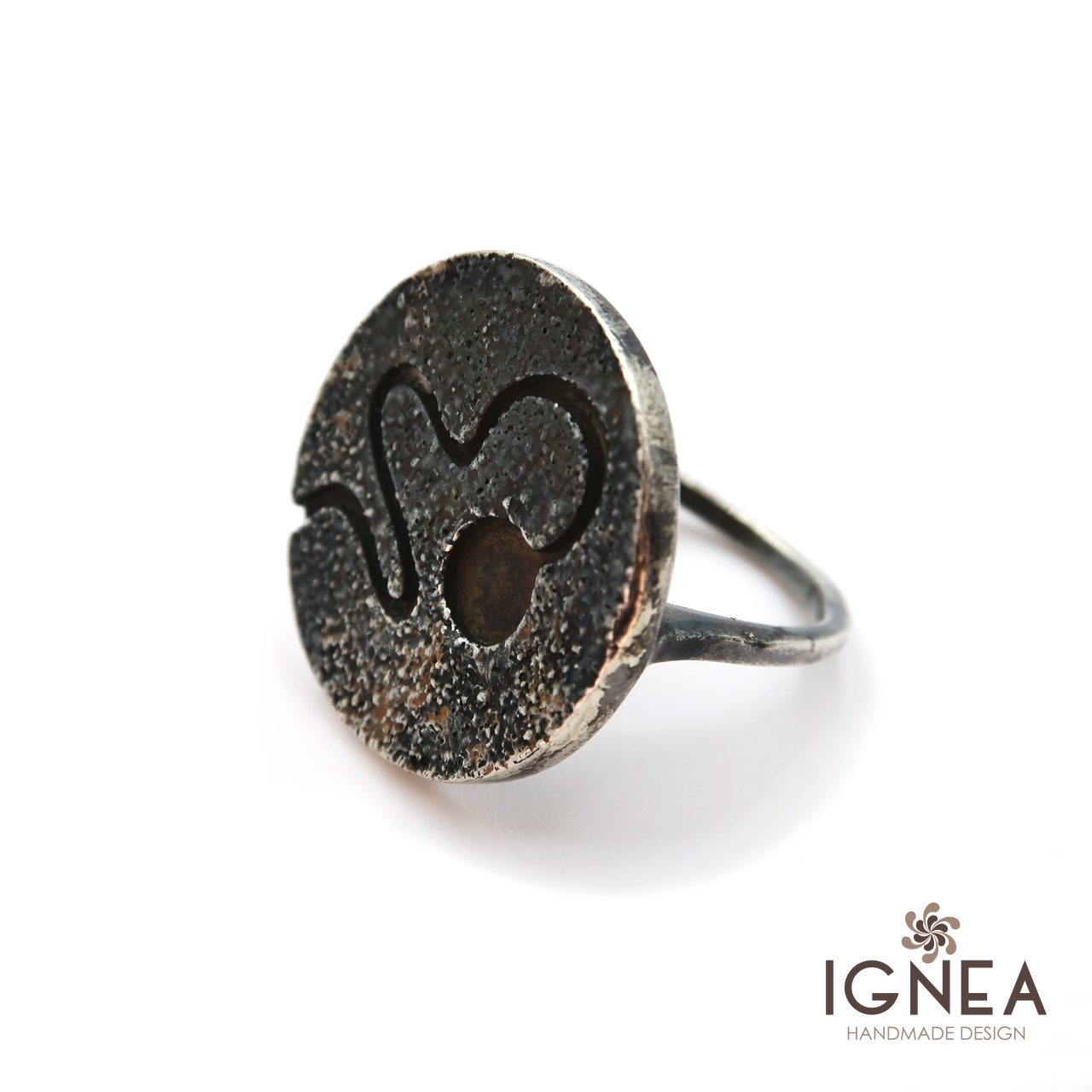 Anillo Natividad Circular Gris - Imagen 2